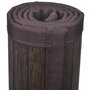 VIDAXL 242114 Bamboo Bath Mat 60 x 90 cm Dark Brown