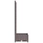 Voir la diapositive 5 : VIDAXL Jardiniere avec treillis Marron 40x40x121,5 cm PP