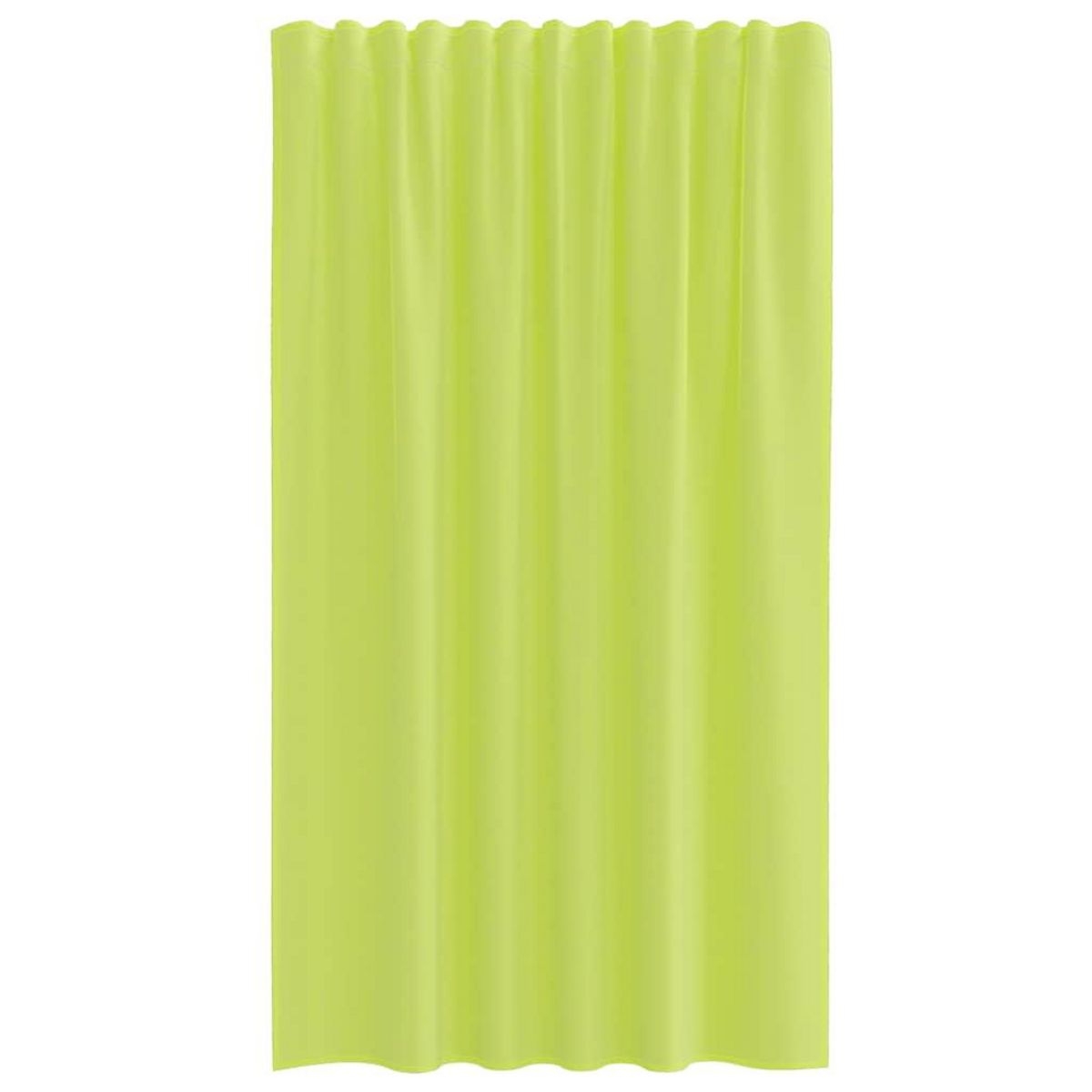 VIDAXL Rideaux en voile avec passants 2 pcs vert pomme