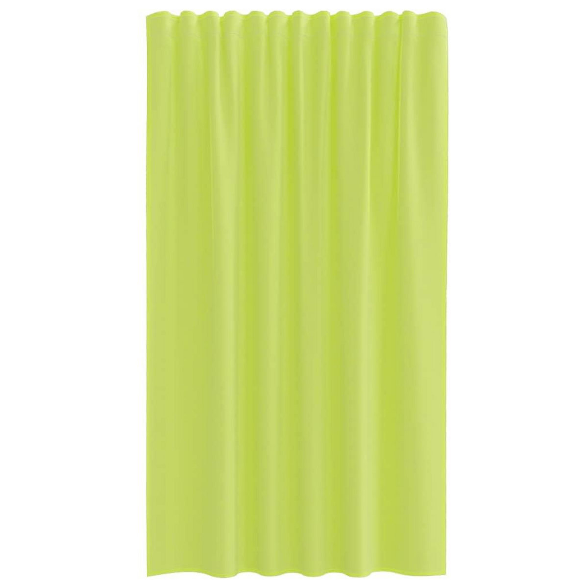 VIDAXL Rideaux en voile avec passants 2 pcs vert pomme