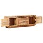 Voir la diapositive 2 : VIDAXL Meuble TV 120x30x40 cm Bois de manguier brut