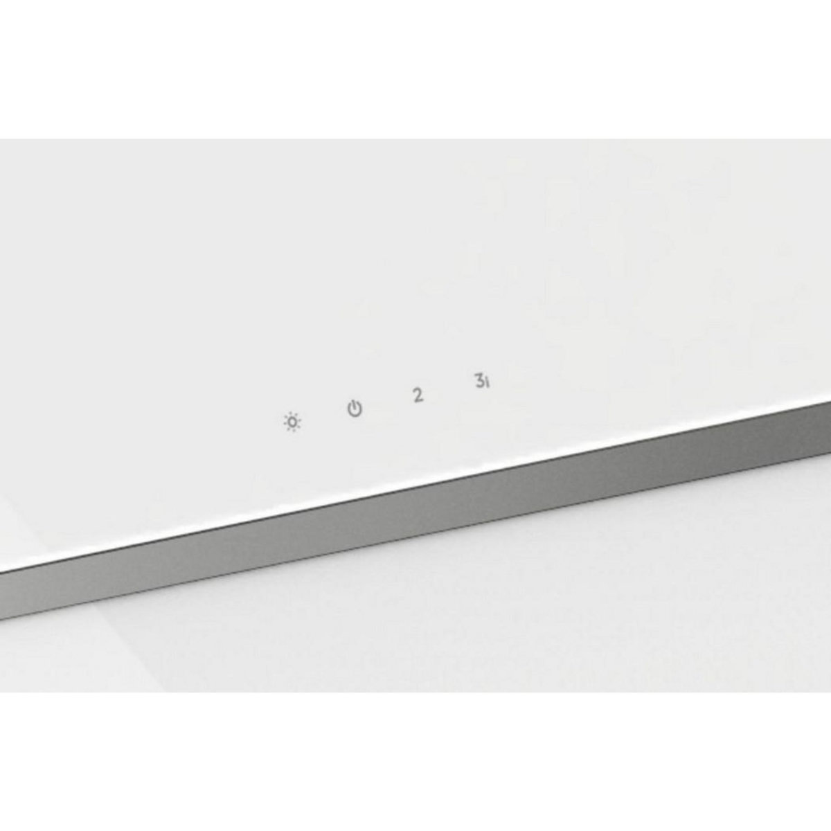 ROBLIN Hotte décorative inclinée 80cm 580m3/h blanc - 5630306