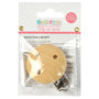 Voir la diapositive 2 : Paris Prix Clip en Bois pour Attache Sucette  Rond  4cm Beige