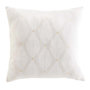Voir la diapositive 1 : Paris Prix Coussin Imprimé Métallisé  Maho  45x45cm Blanc