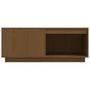 Voir la diapositive 5 : VIDAXL Table basse Marron miel 100x101x40,5 cm Bois massif de pin
