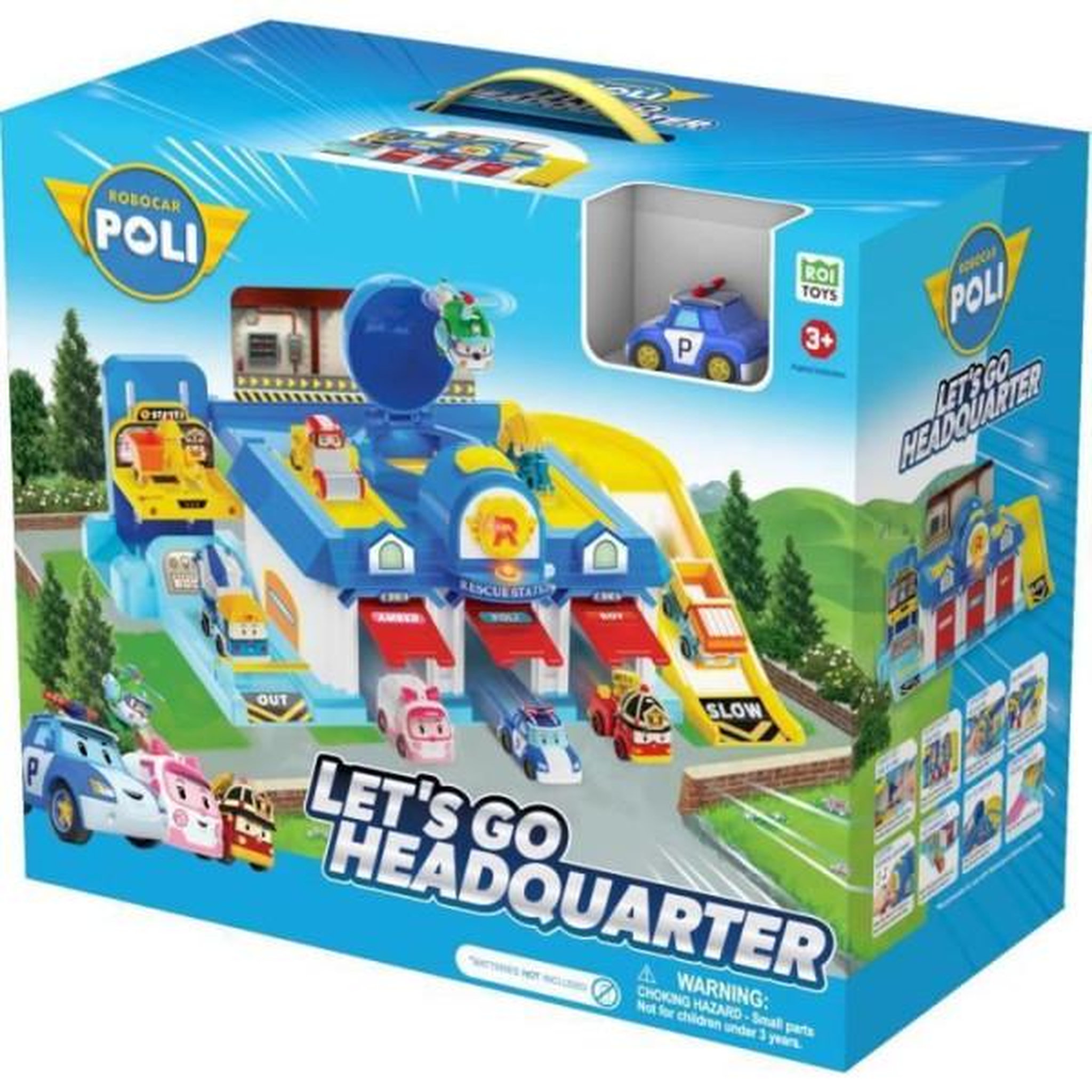 SILVERLIT Playset QG - Garage mini véhicules - SILVERLIT - 1 véhicule inclus - Des 3 ans