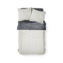 Voir la diapositive 3 : TODAY Parure housse de couette en coton 57 fils SIDONIE