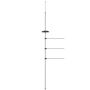 Voir la diapositive 3 : VIDAXL Porte-serviette 47x280 cm aluminium