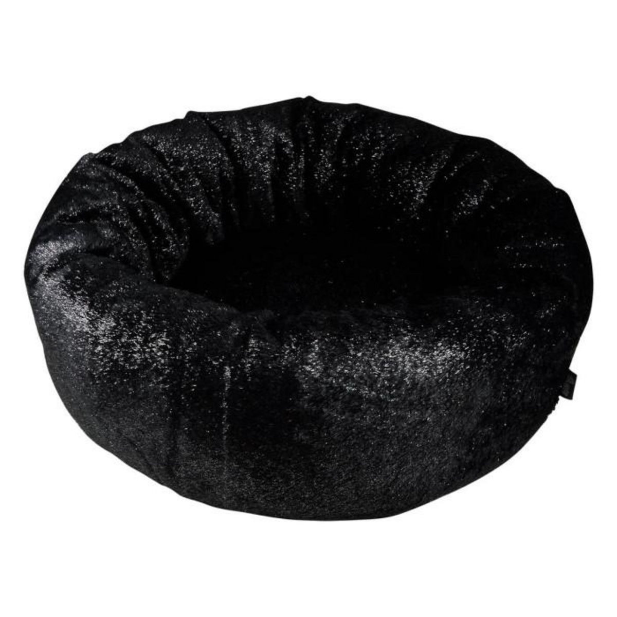 Paris Prix Coussin pour Chien & Chat  Paillettes  55cm Noir
