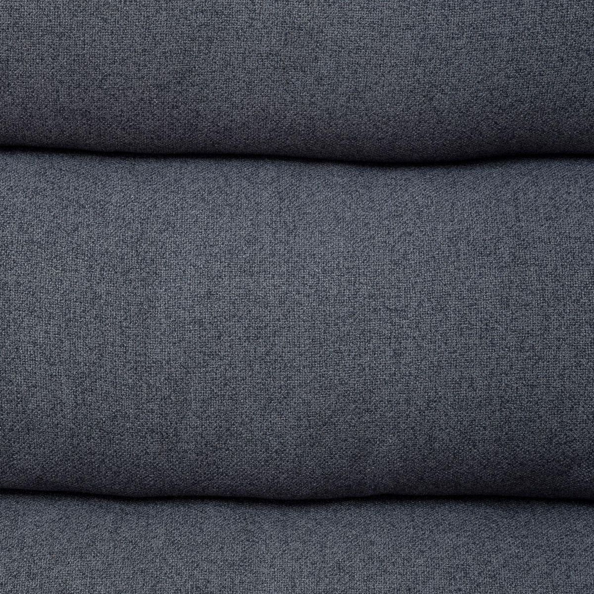 ATMOSPHERA Fauteuil pivotant en tissu et pieds métal HARPER