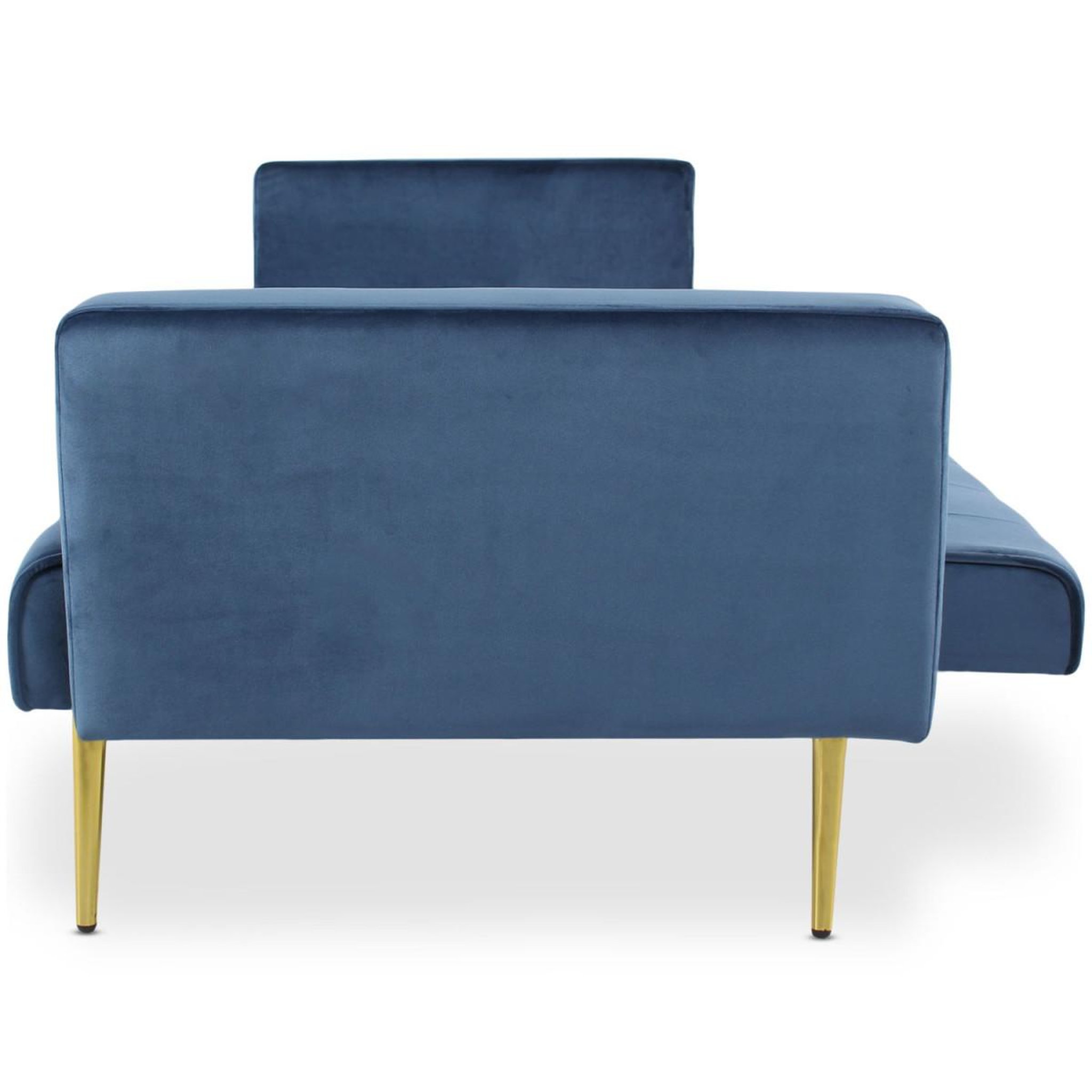 Voir la diapositive 4 : Paris Prix Canapé convertible velours  tybio  191cm bleu