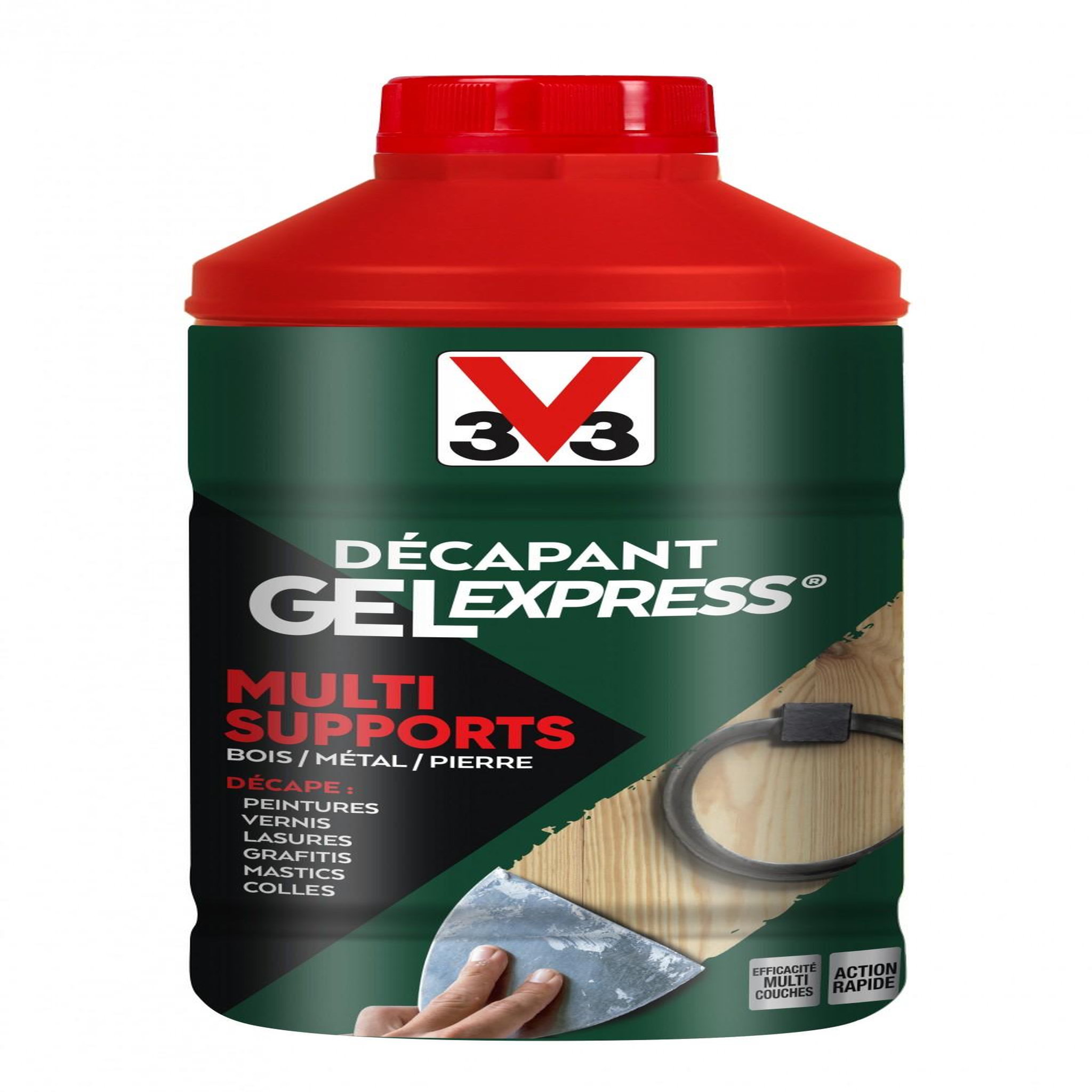 CENTRALE BRICO Décapant multisupport V33 Gel express, 1 l