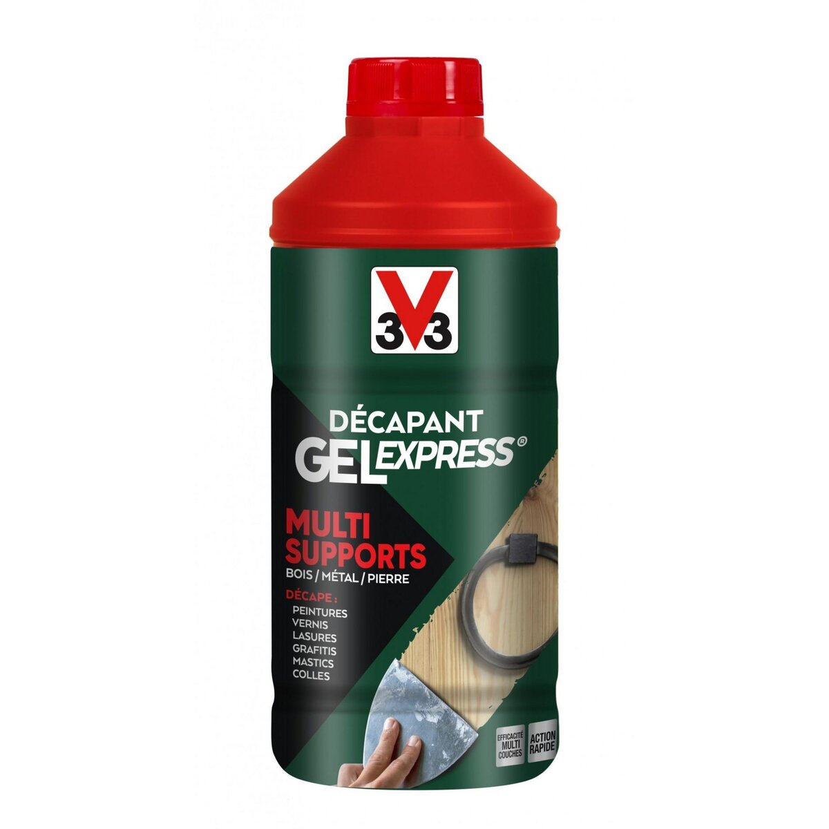 CENTRALE BRICO Décapant multisupport V33 Gel express, 1 l
