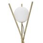 Voir la diapositive 3 : Paris Prix Lampadaire Sphère  Glamy X  155cm Blanc & Or