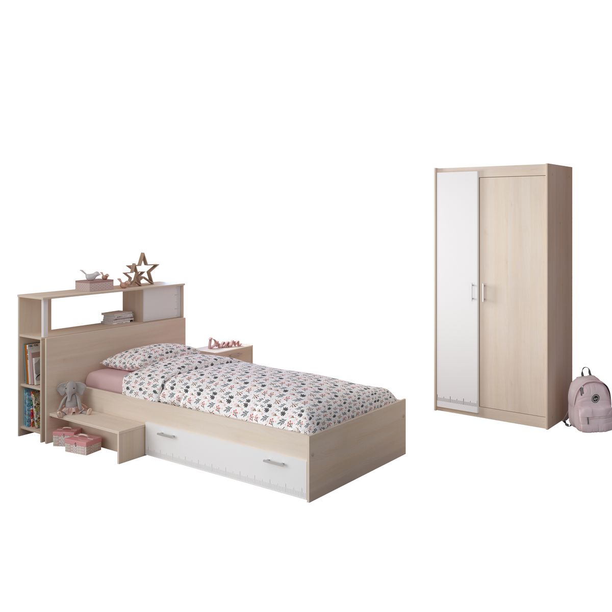 Armoire 2 portes SACHA H180cm