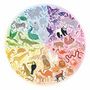 Voir la diapositive 2 : RAVENSBURGER Ravensburger - Puzzle cercle de couleurs - Animaux 500 pièces