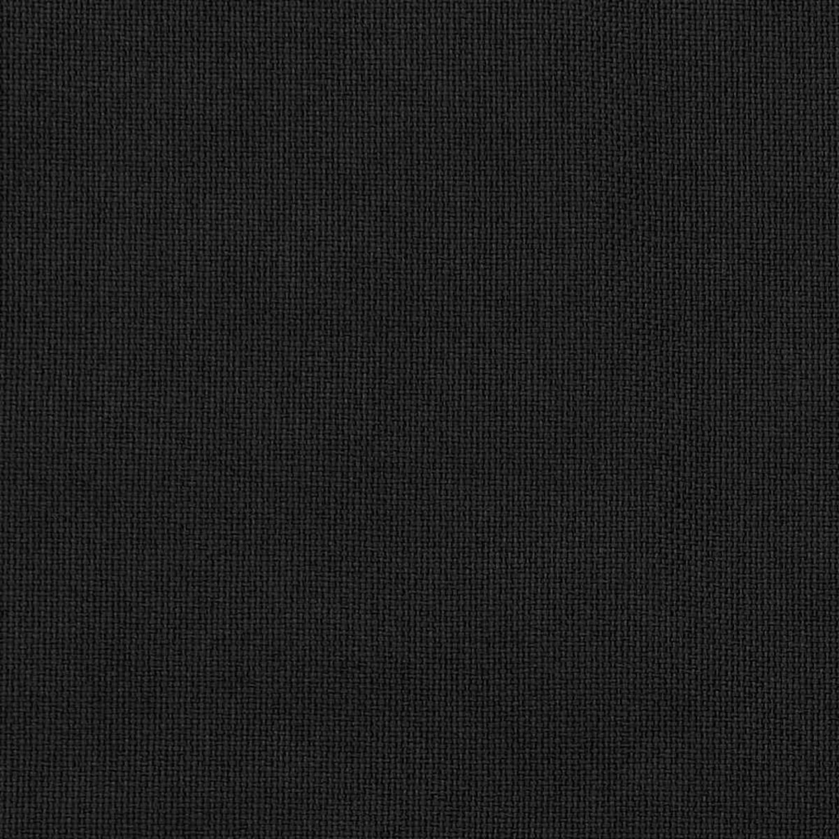 VIDAXL Rideaux occultants aspect lin avec crochets 2pcs Noir 140x225cm