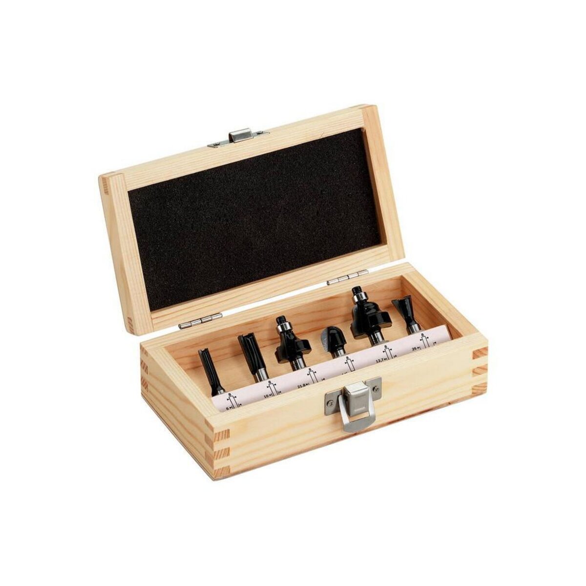 METABO SAS Coffret de 6 fraises SP, 8 mm