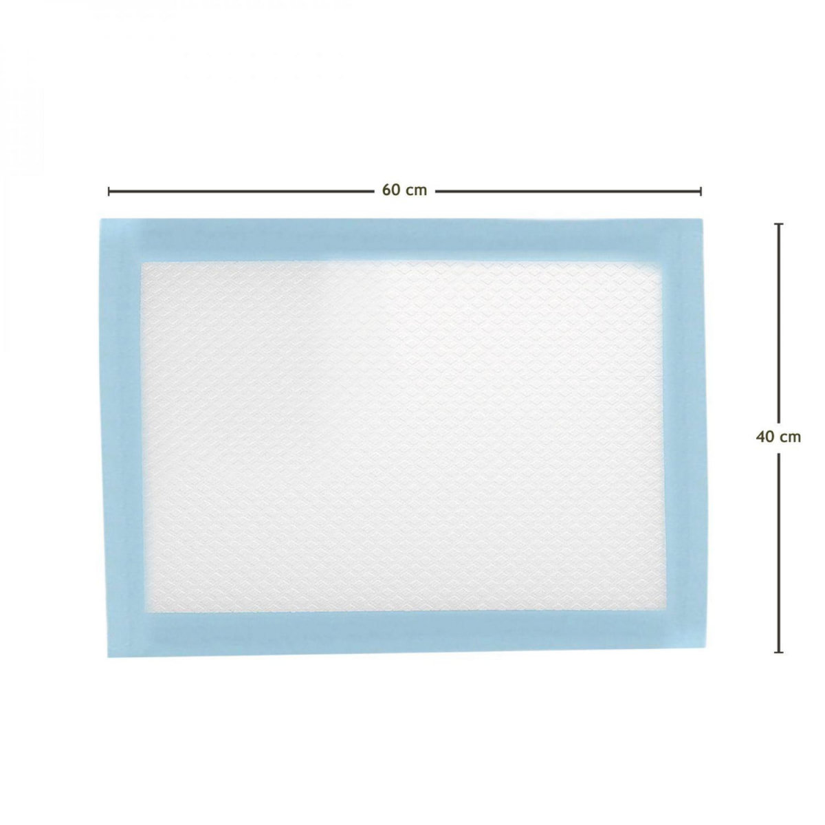 Monsieur Bébé Lot de 50 alèses pour bébé jetables, imperméables - 40 x 60 cm