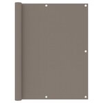 VIDAXL Ecran de balcon Taupe 120x500 cm Tissu Oxford