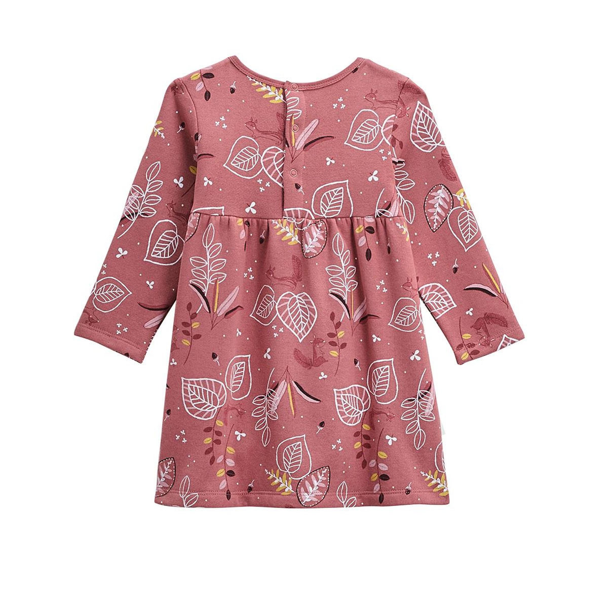 Petit Béguin Robe bébé en molleton Léonie