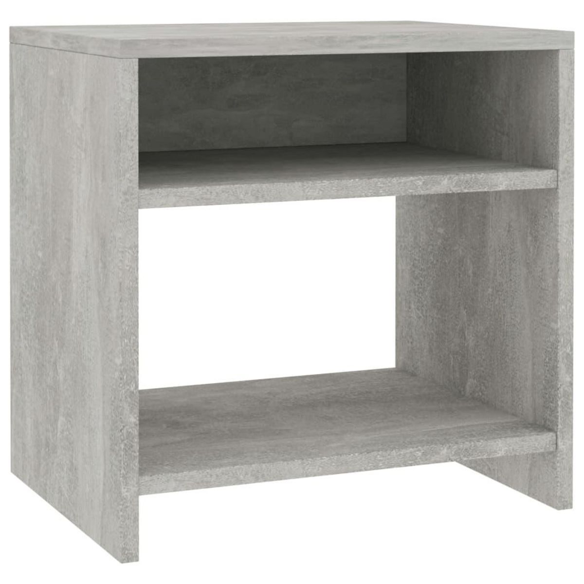 VIDAXL Table de chevet Gris beton 40x30x40 cm Bois d'ingenierie