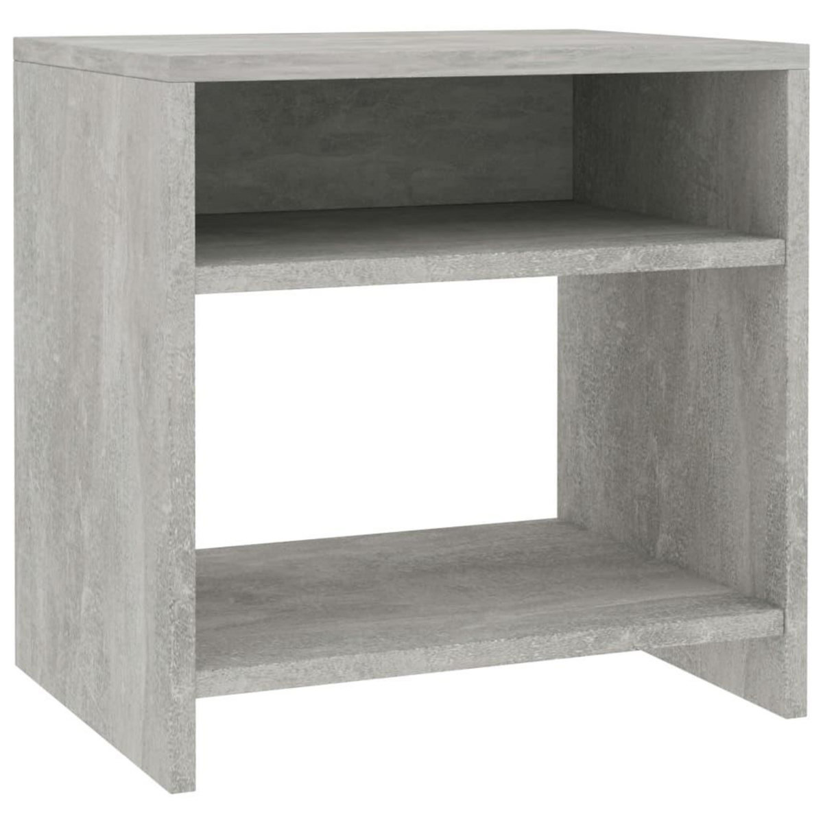 VIDAXL Table de chevet Gris beton 40x30x40 cm Bois d'ingenierie