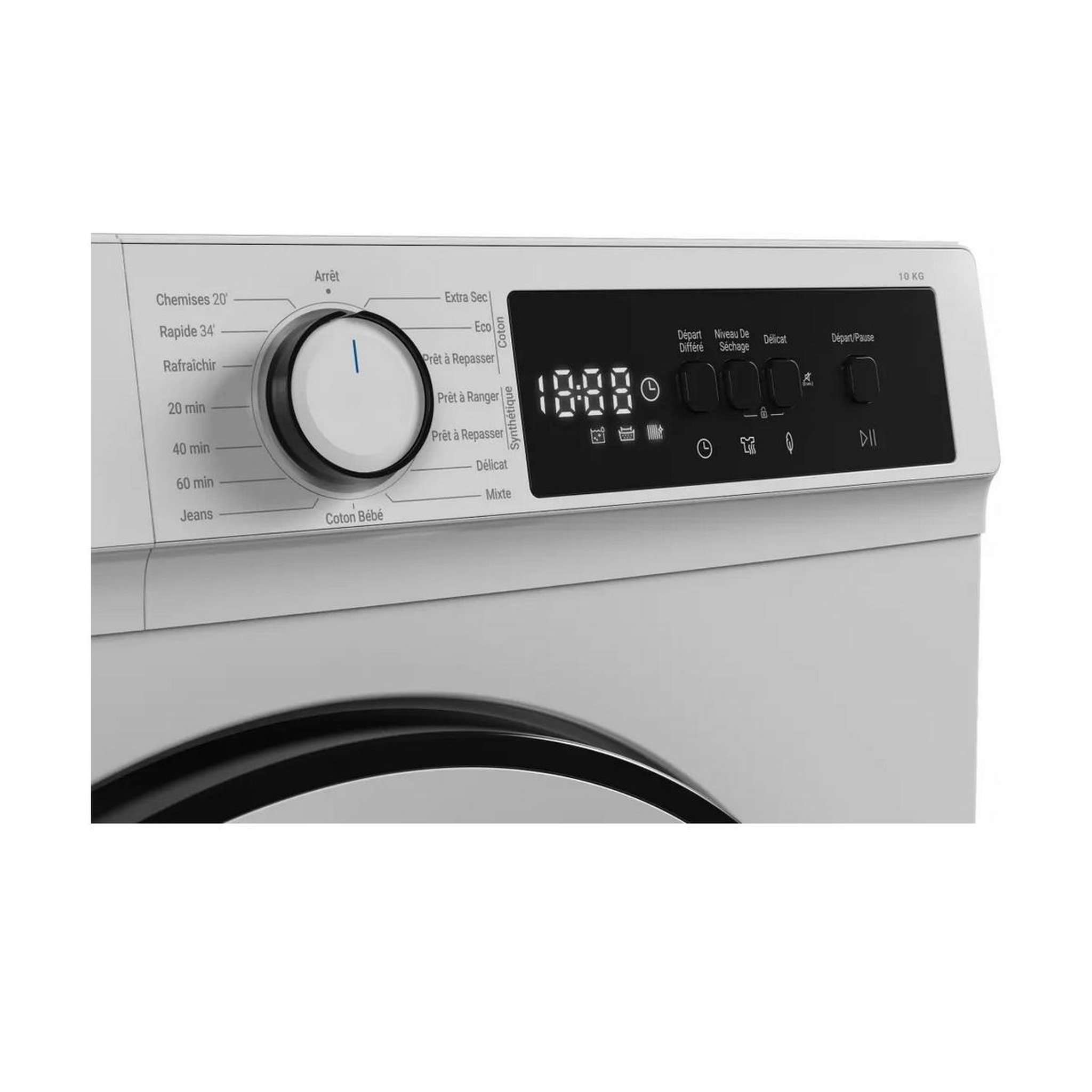 Voir la diapositive 5 : Daewoo Sèche-linge pompe à chaleur 60cm 10kg - tdb0gp1we0