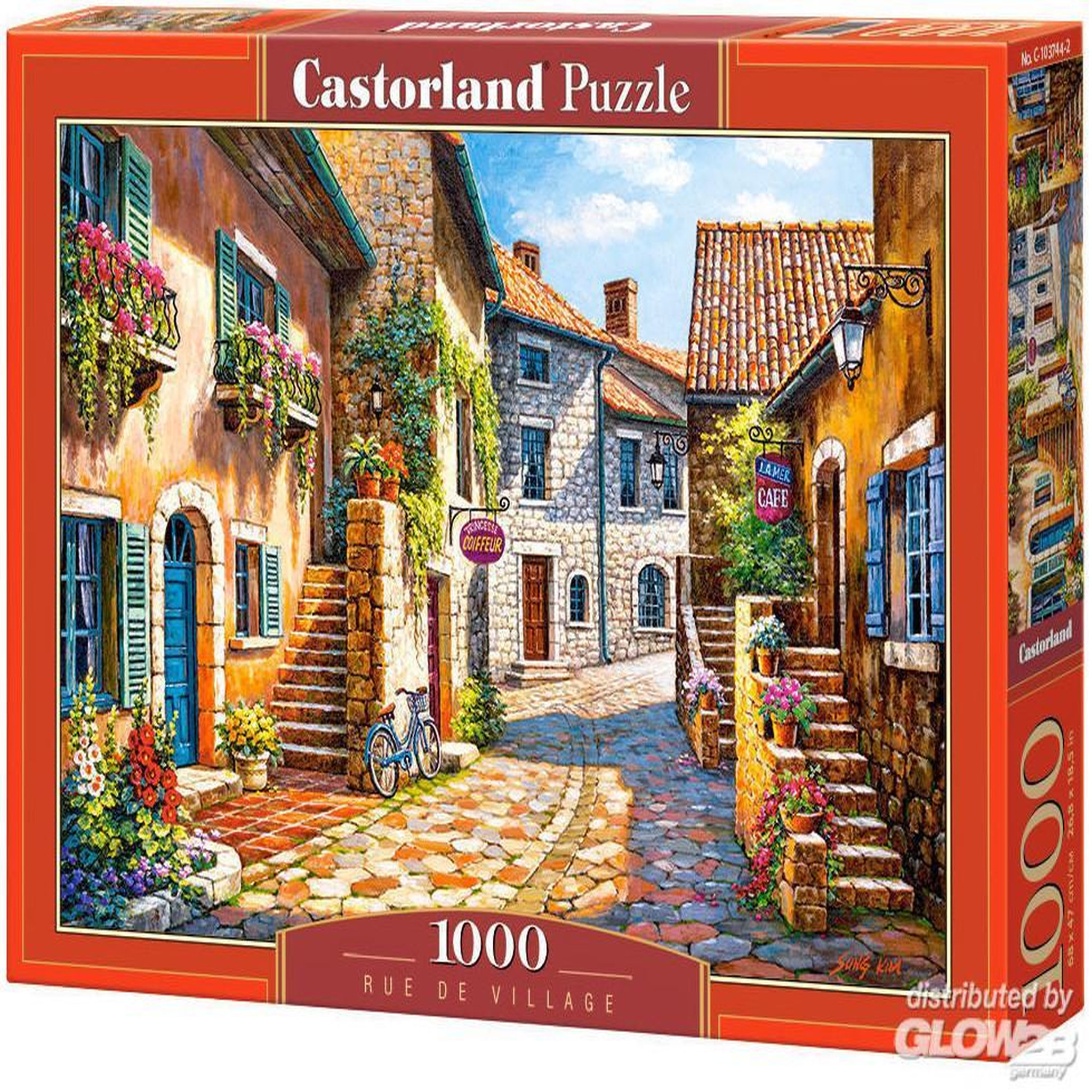 Voir la diapositive 3 : Castorland Puzzle 1000 pièces : Rue de Village