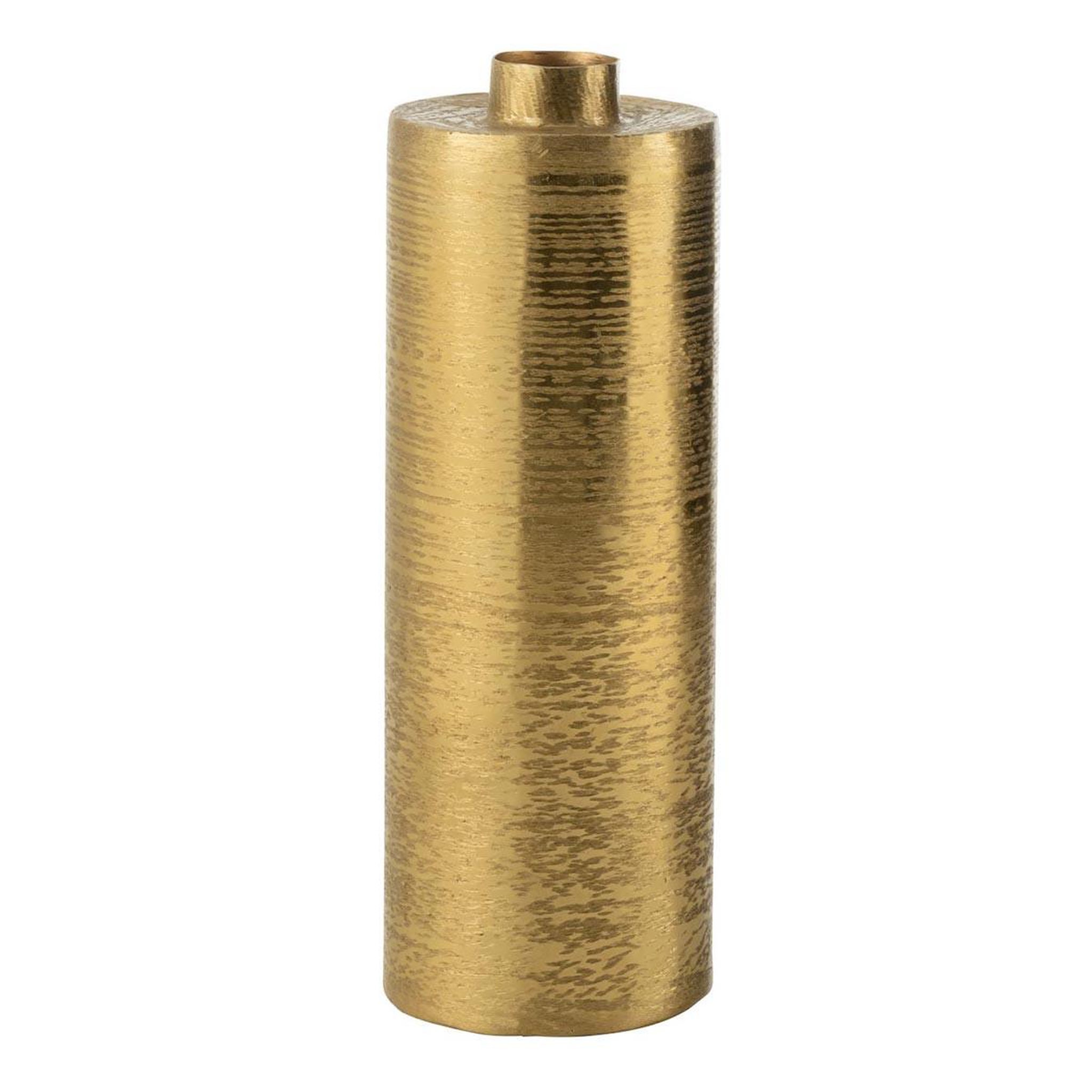 J-LINE Vase design en métal  chase  60cm or