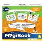 VTECH MagiBook - Mes premiers apprentissages niveau maternelle (bébés animaux, je découvre les nombres avec Scout et Violette, j'apprends les formes et les couleurs)