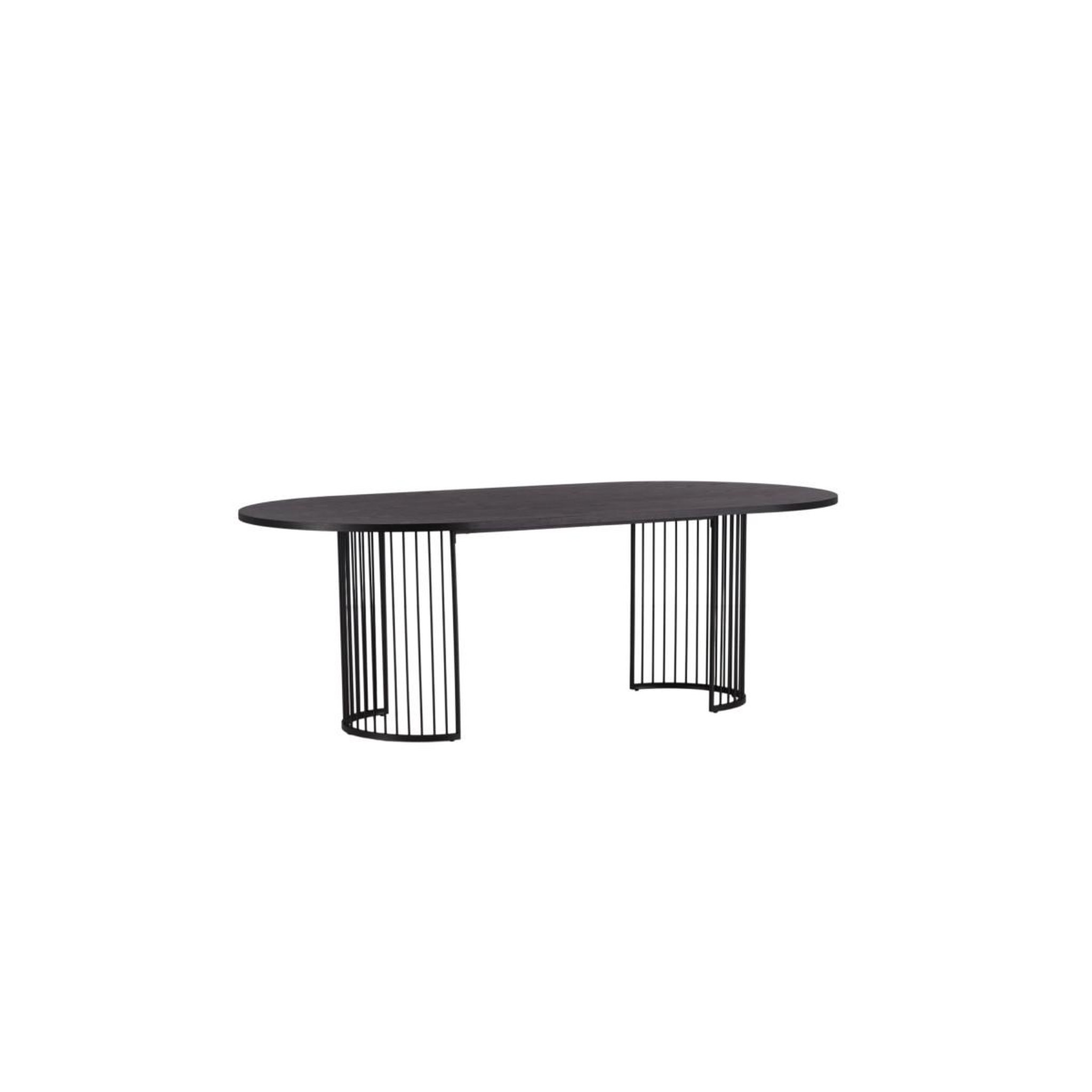 Voir la diapositive 4 : Paris Prix Table à manger ovale  hamneskär  220cm noir