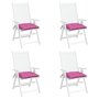 Voir la diapositive 4 : VIDAXL Coussins de chaise lot de 4 rose 50x50x7 cm tissu oxford