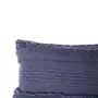 Lorena Canals Coussin en coton tricoté bleu Alaska 30 x 50 cm