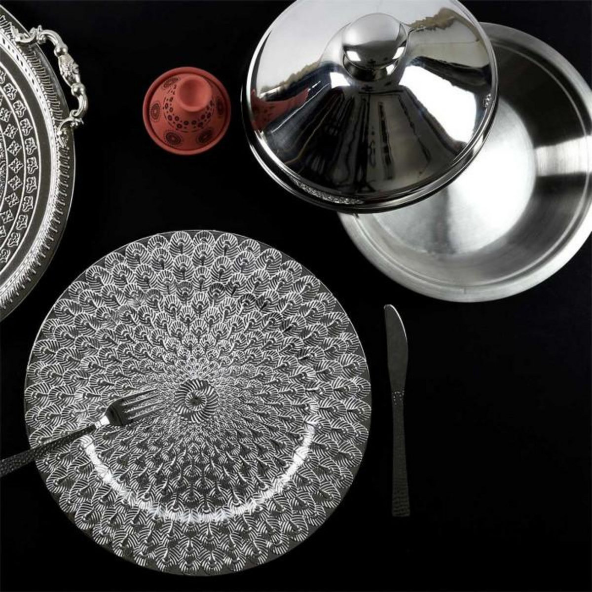 Paris Prix Tajine en Inox  Induction  24cm Argent