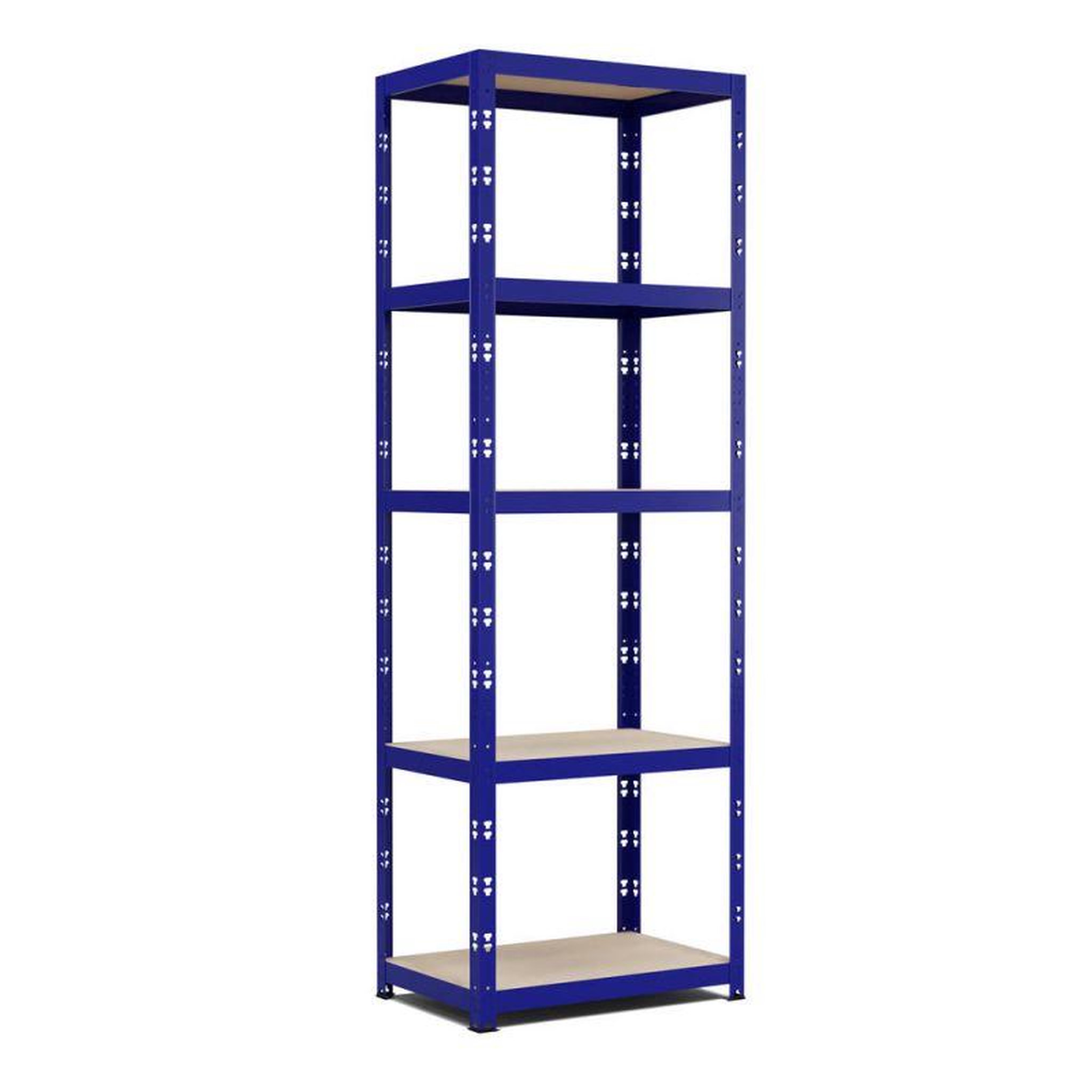 Voir la diapositive 5 : EUROSPEN Etagère de rangement modulable et polyvalente pour atelier, garage, cave... Charge Lourde max 500kg  -180x60x40cm - Bleu