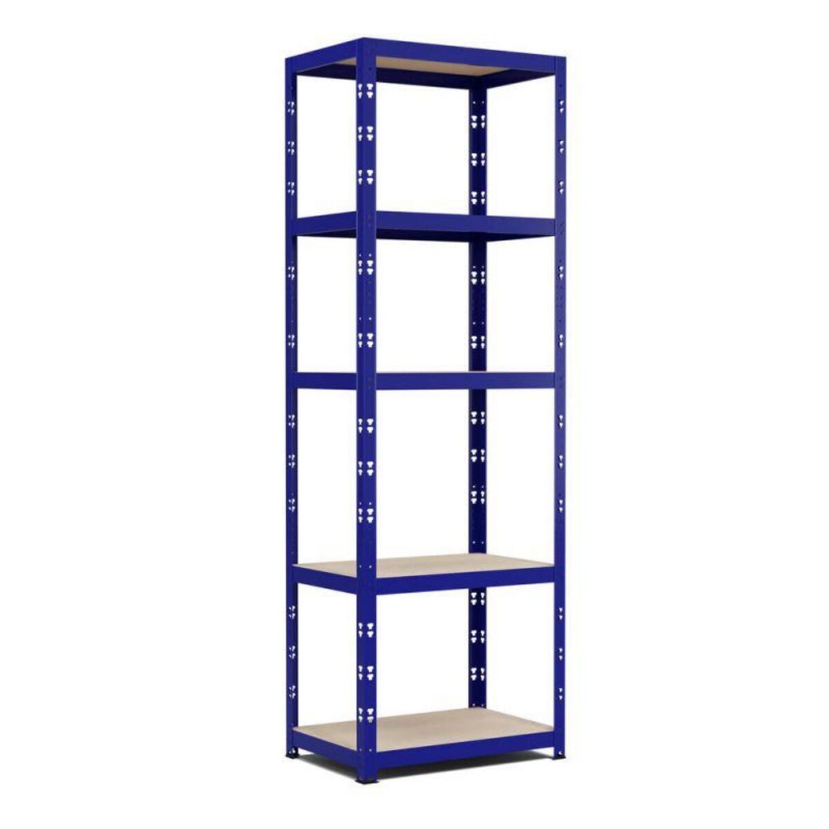 EUROSPEN Etagère de rangement modulable et polyvalente pour atelier, garage, cave... Charge Lourde max 500kg  -180x60x40cm - Bleu