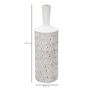 Voir la diapositive 6 : Paris Prix Vase Bouteille Abstrait  Nairobi  49cm Blanc