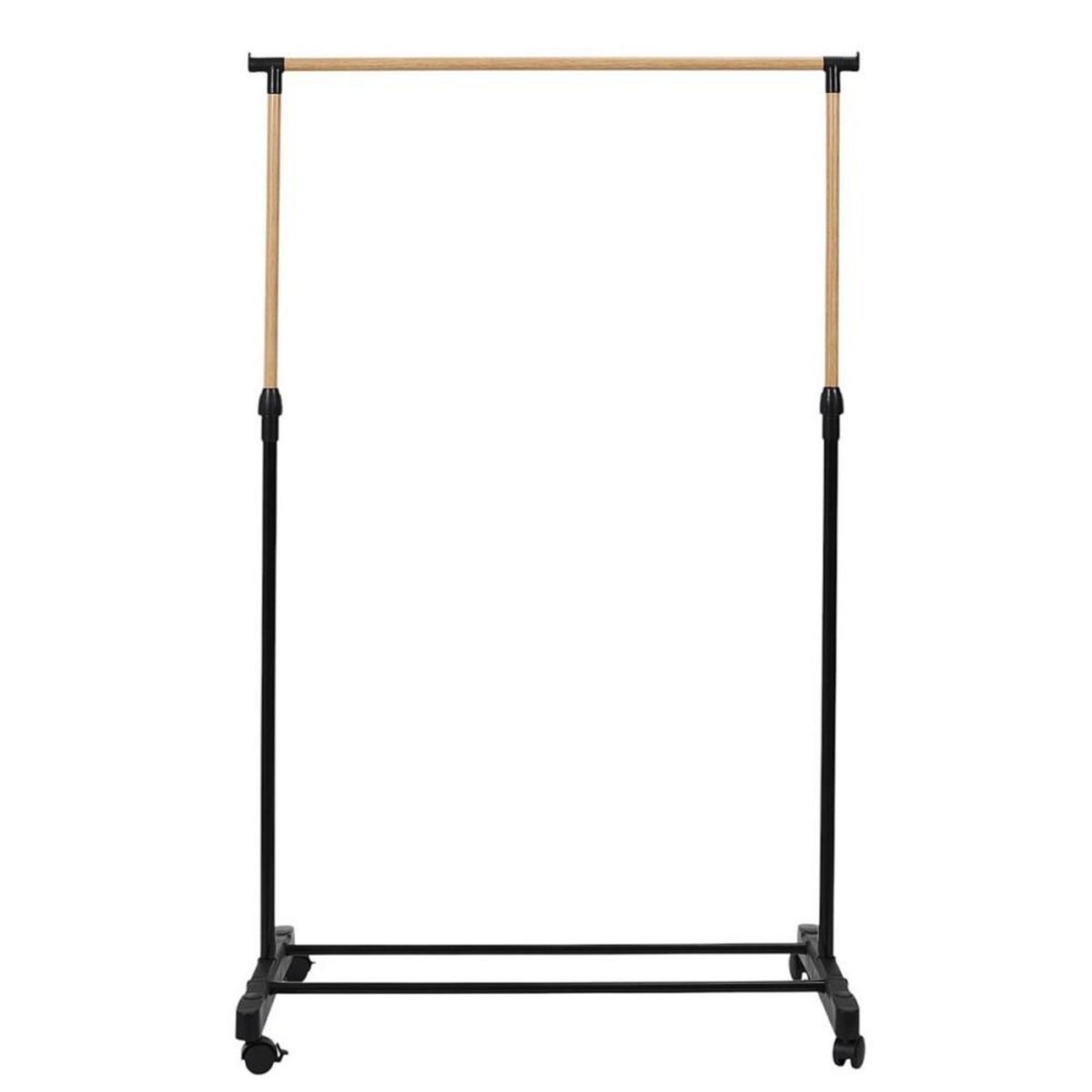 The Home Deco Factory Portant à vêtements à roulettes imitation bois