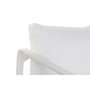 Voir la diapositive 4 : MARKET24 Canapé de jardin DKD Home Decor Blanc Polyester Aluminium (184 x 72 x 78 cm)