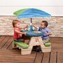 Step2 Table picnic Sit and Play avec parasol