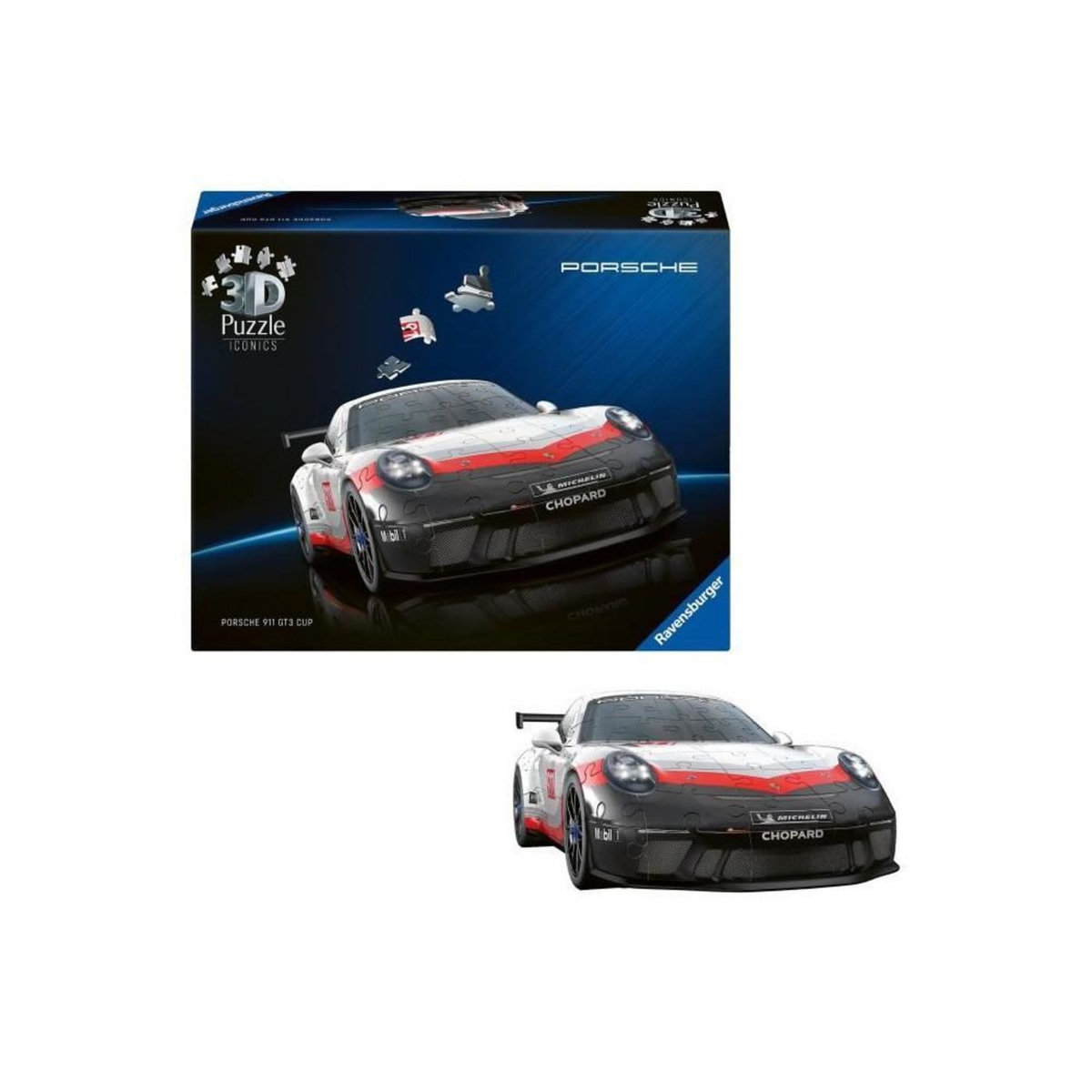 RAVENSBURGER Puzzle 3D ravensburger Porsche 911 GT3 Cup