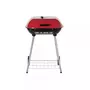 MARKET24 Barbecue à Charbon avec Couvercle et Roulettes DKD Home Decor Rouge Acier (60 x 57 x 80 cm)