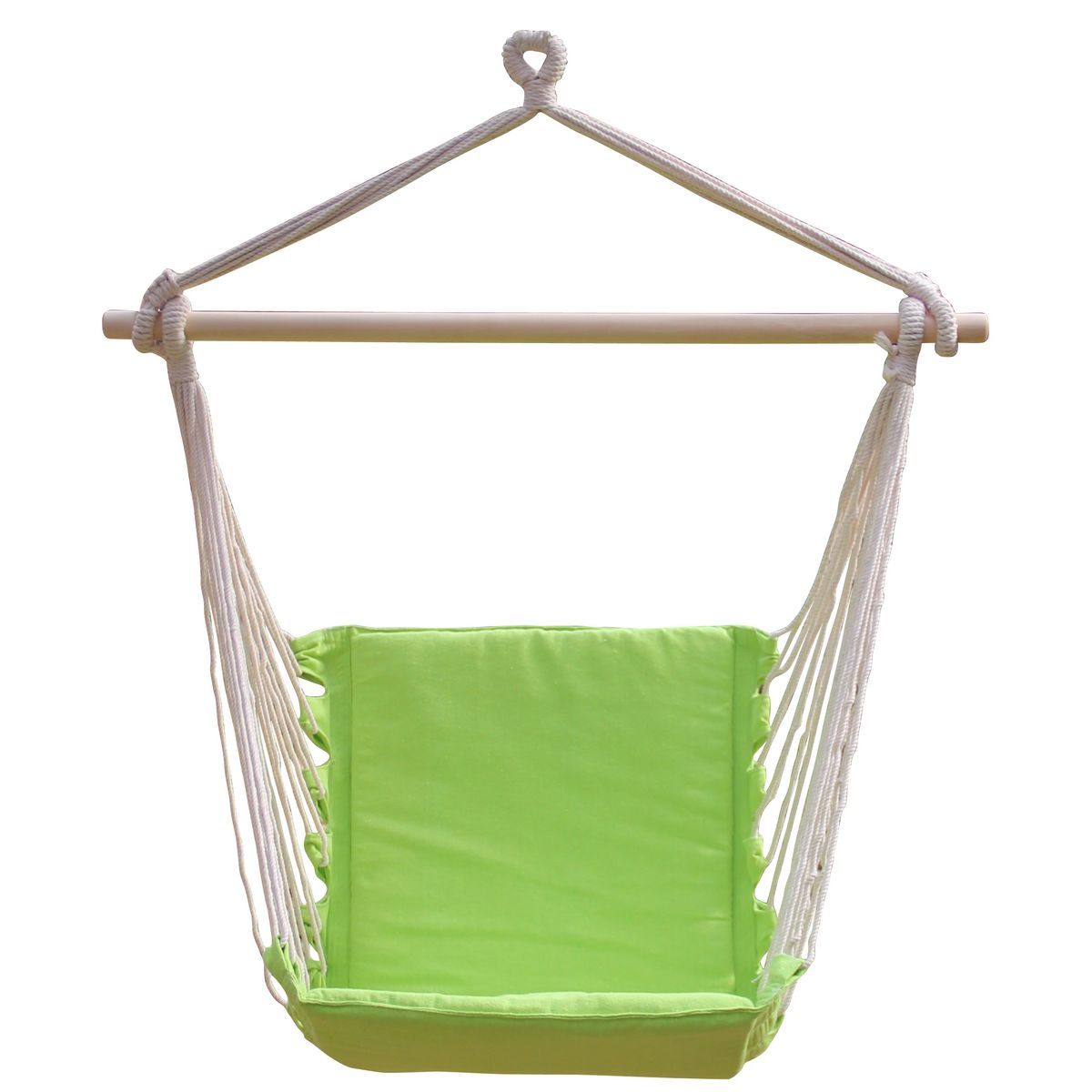 Chaise hamac DOTY 1 personne coloris vert anis