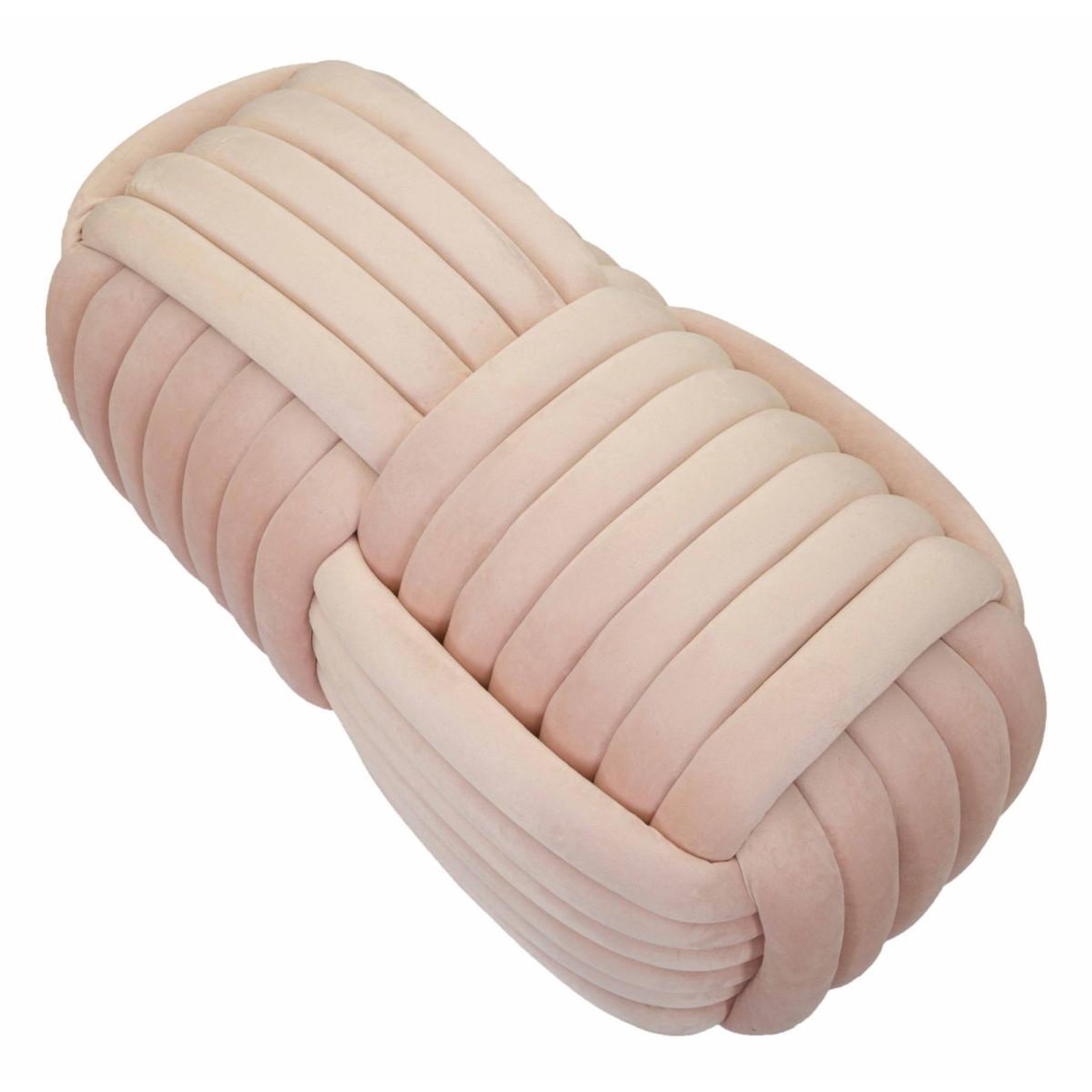 Voir la diapositive 4 : Paris Prix Banc design en velours  softy  90cm rose