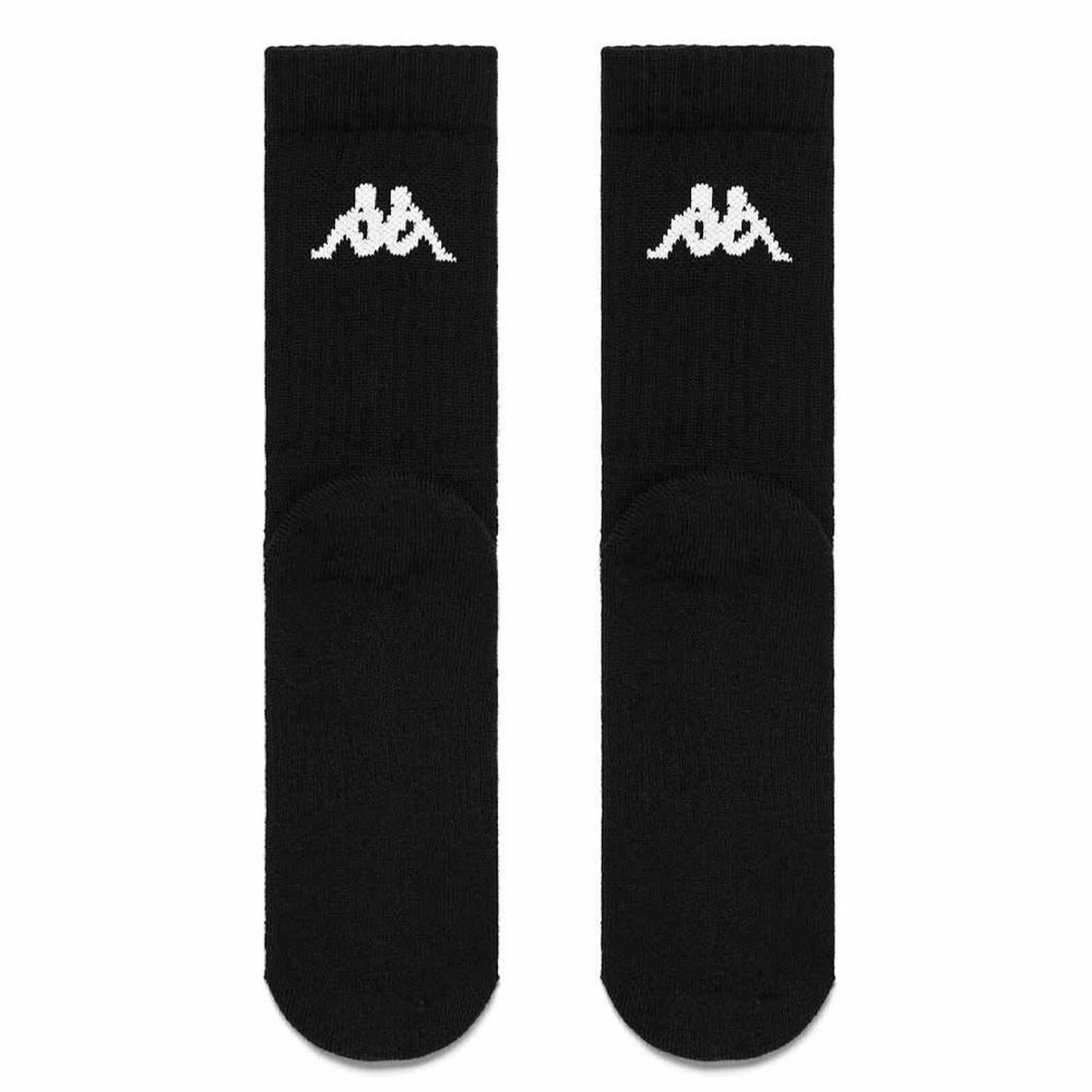 Voir la diapositive 5 : KAPPA Chaussettes Noires Homme Kappa Alefo