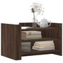Voir la diapositive 3 : VIDAXL Table basse chene marron 80x50x50 cm Bois d'ingenierie