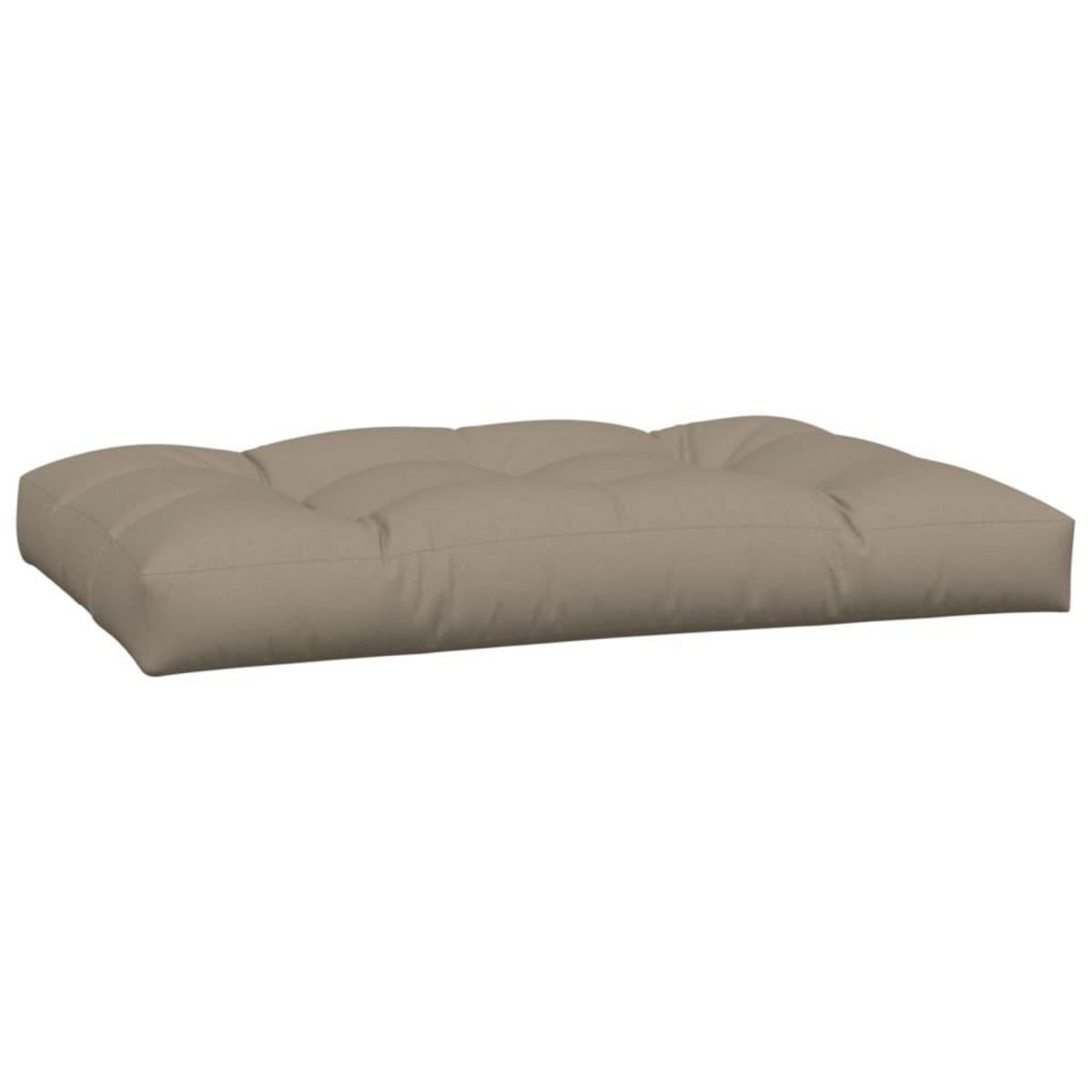 VIDAXL Coussins de palette lot de 5 taupe tissu