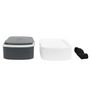 Voir la diapositive 4 : Paris Prix Coffret Lunch Box 3 Pièces  Repas  18cm Gris