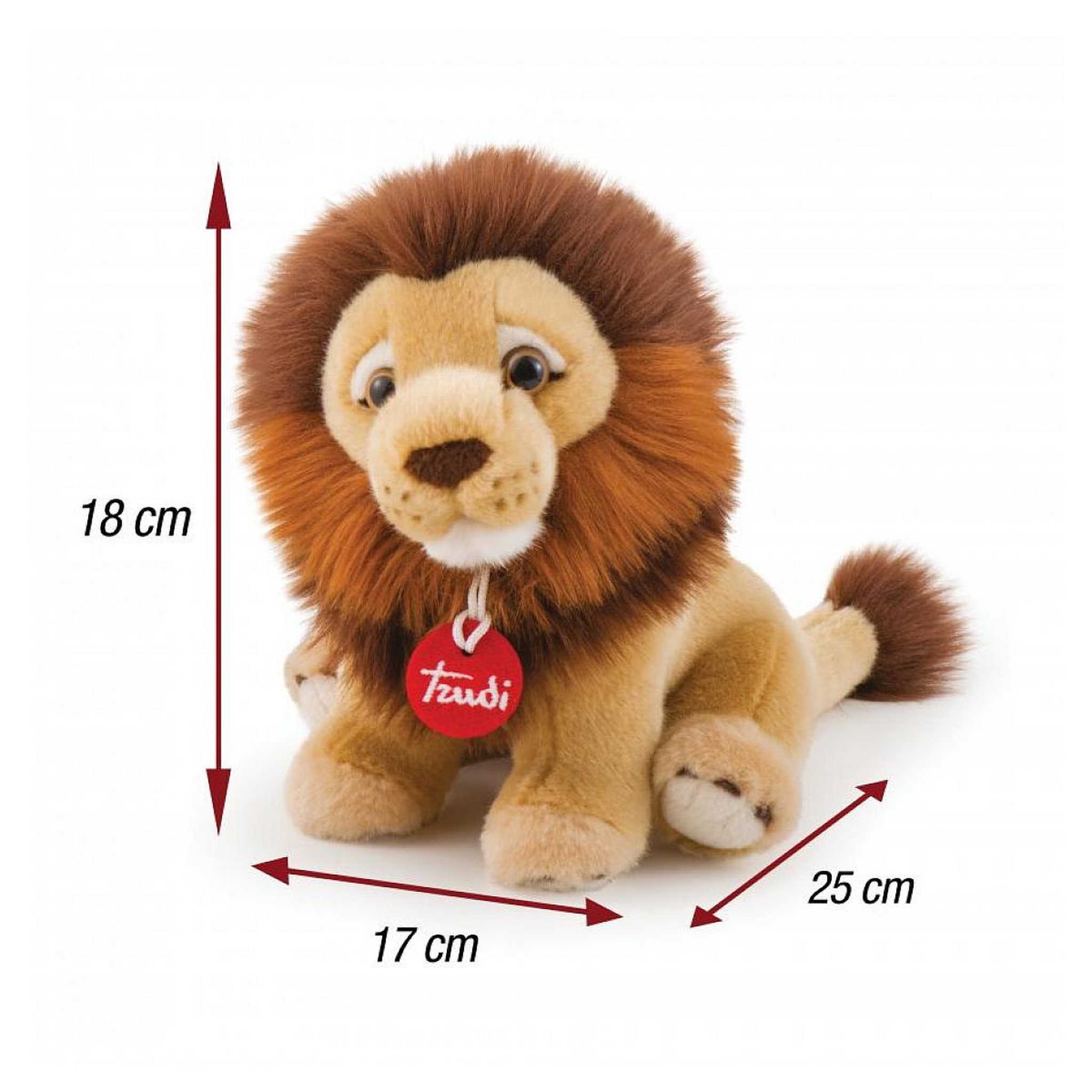 Voir la diapositive 2 : Trudi - peluche lion narciso s